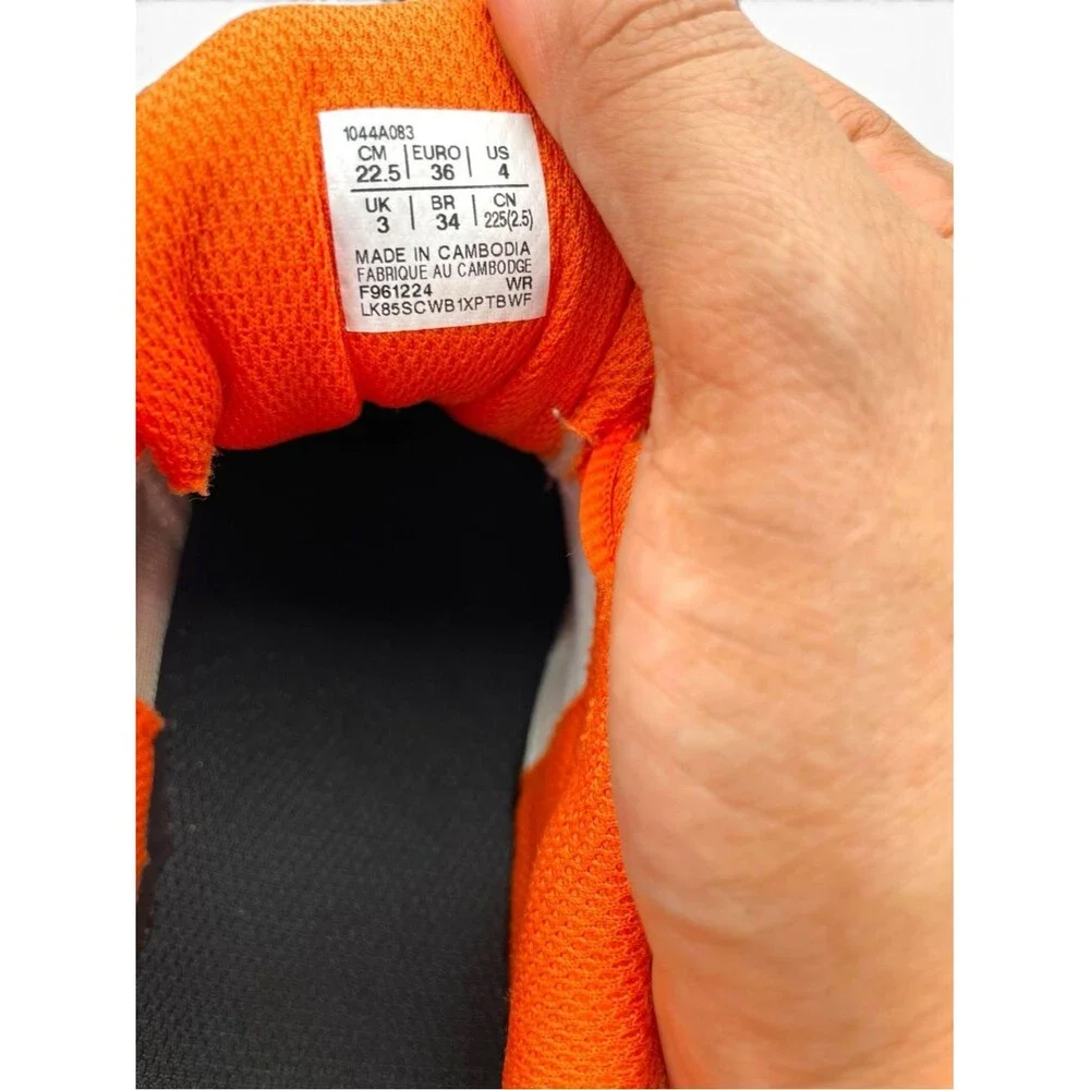 ASICS Kids Orange Sneakers Size 4 Youth Athletic Running Shoes - Picture 11 of 11